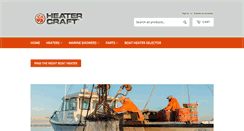 Desktop Screenshot of heatercraft.com