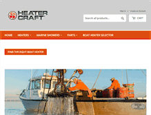 Tablet Screenshot of heatercraft.com